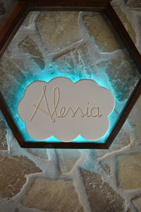 Lampada LED a forma di nuvoletta