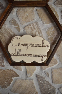 Lampada LED a forma di nuvoletta